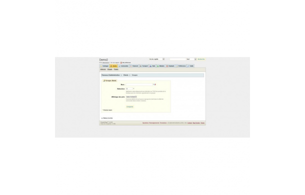 Editing customers groups in mass - Addons Prestashop