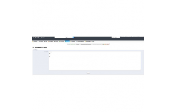 Editeur de htaccess Prestahop - Module Prestashop