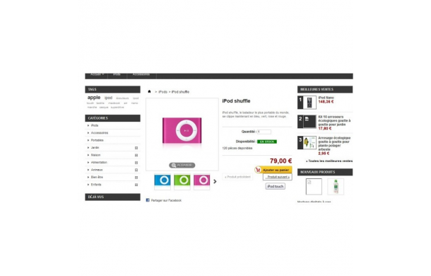 Produit Suivant / Précédent - Module Prestashop