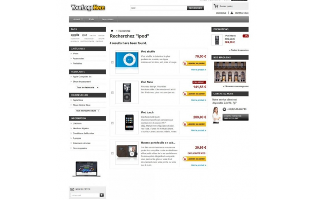 SEO - Optimisation des pages de recherche - Module Prestashop