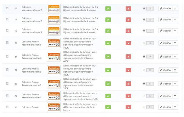 Frais de port La Poste / Colissimo - Module Prestashop