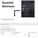Multiple quantity depending on the minimum quantity - Addons Prestashop