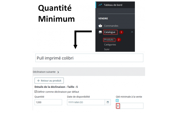 Quantité multiple en fonction de la quantité minimum - Module Prestashop