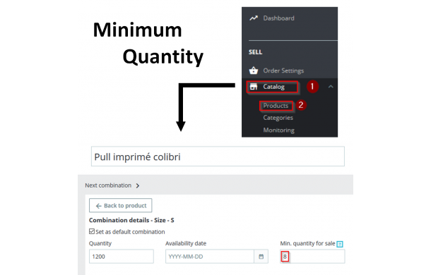 Quantité multiple en fonction de la quantité minimum - Module Prestashop