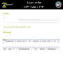 Export de commandes - Module Prestashop