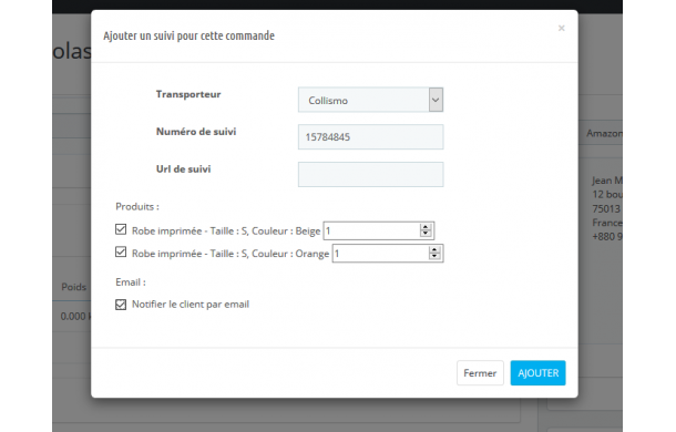 Multi transporteur & Multi suivi - Module Prestashop