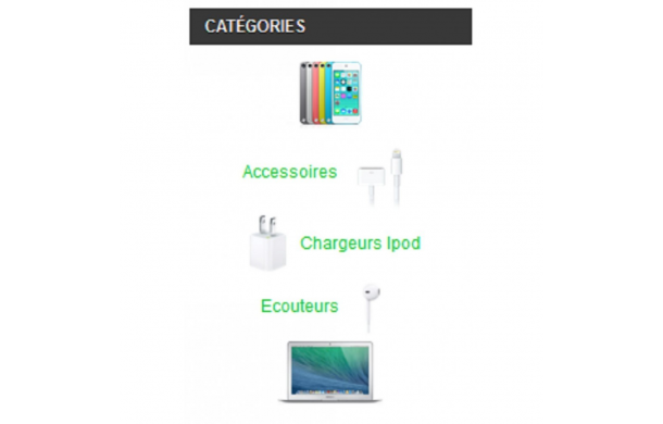 Bloc catégories personnalisable - Module Prestashop