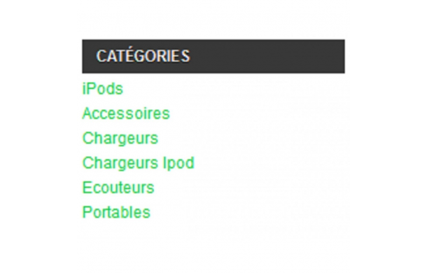 Bloc catégories personnalisable - Module Prestashop