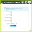 Traducteur de contenu avancé - Module Prestashop