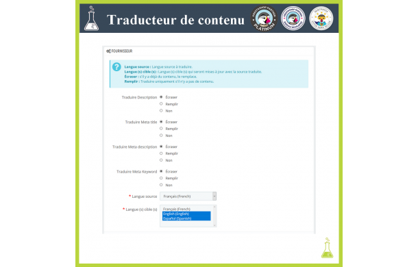 Advanced content translator - Addons Prestashop Advanced content translator - Addons Prestashop