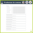 Traducteur de contenu avancé - Module Prestashop