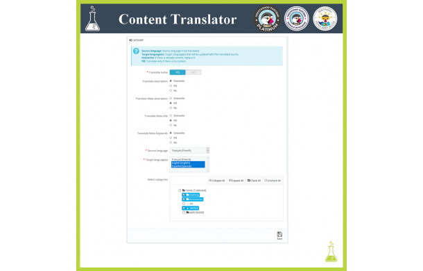 Advanced content translator - Addons Prestashop Advanced content translator - Addons Prestashop