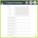 Traducteur de contenu avancé - Module Prestashop