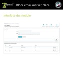 Bloquer envoie email places de marché - Module Prestashop