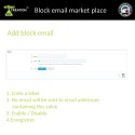 Bloquer envoie email places de marché - Module Prestashop