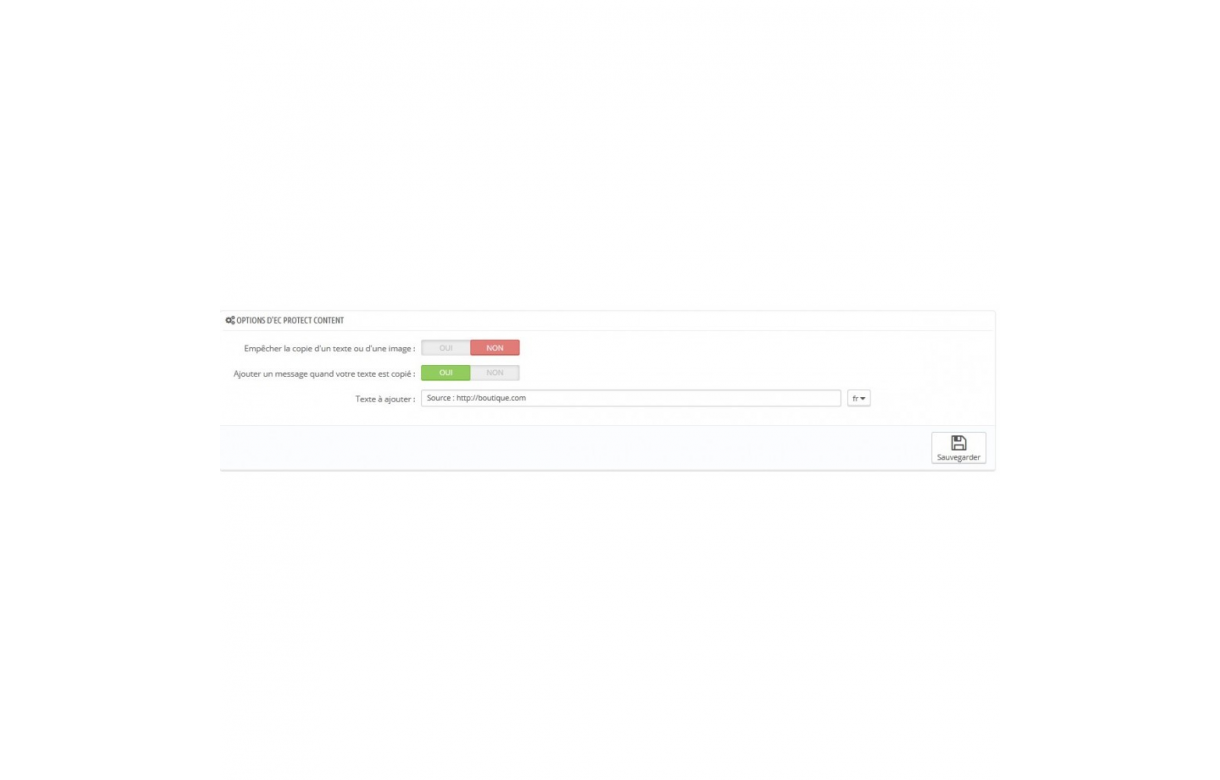 Protéger le contenu de votre site - Module Prestashop