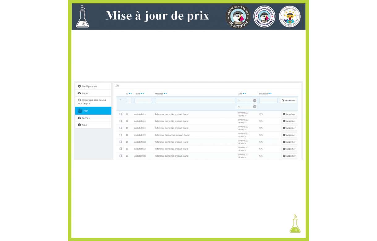Bulk CSV Price Import / Update fast and easy