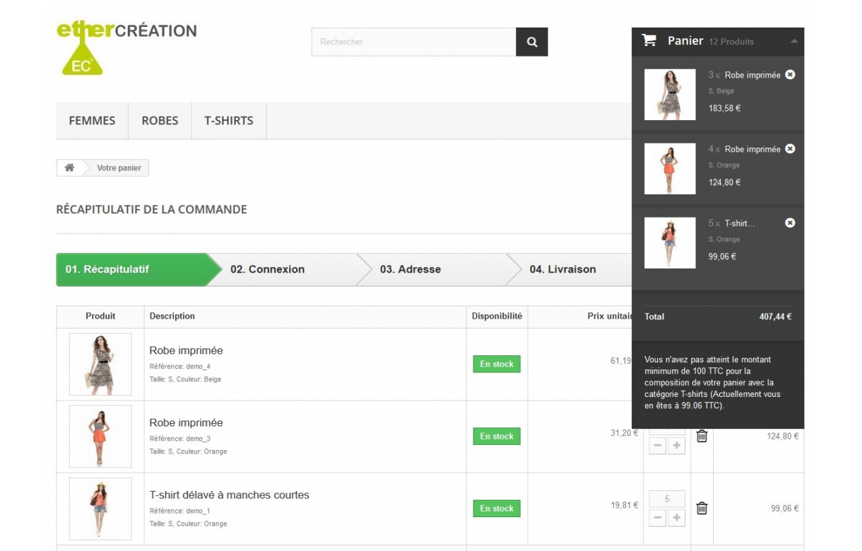 Règle de quantité et prix par groupe (min max multiple) - Module Prestashop
