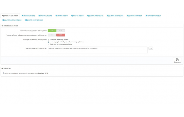 Règle de quantité et prix par groupe (min max multiple) - Module Prestashop