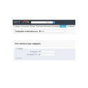 Montant minimum de commande pour une catégorie - Module Prestashop