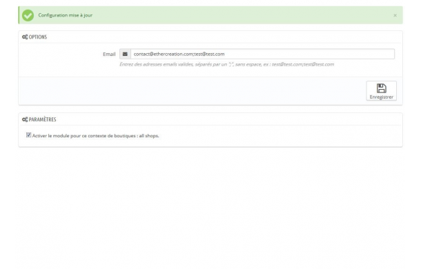 Recevoir une copie des mails envoyés par votre boutique - Module Prestashop Recevoir une copie des mails envoyés par votre boutique - Module Prestashop