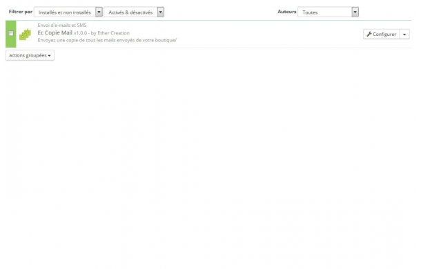 Recevoir une copie des mails envoyés par votre boutique - Module Prestashop Recevoir une copie des mails envoyés par votre boutique - Module Prestashop