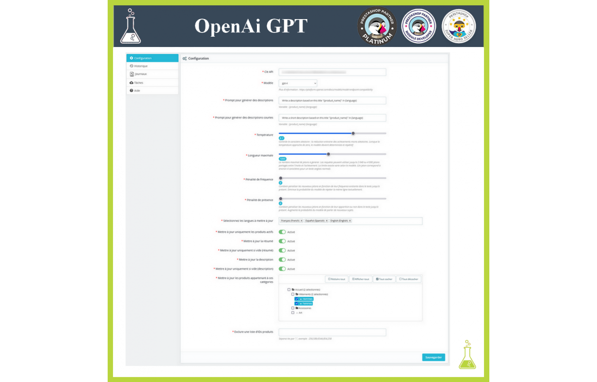 Generate your descriptions with OpenAI GPT