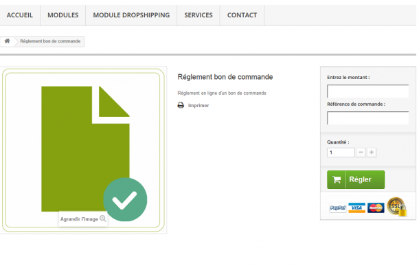Custom order - Addons Prestashop