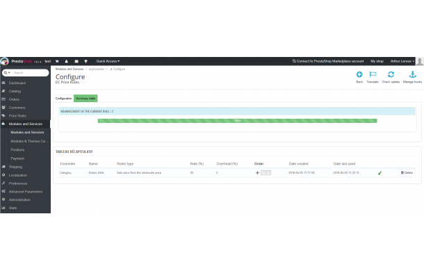 Règle de prix par produit / catégorie / marque - Module Prestashop