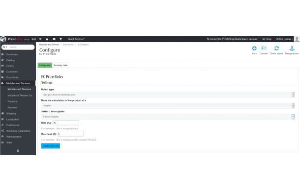 Price rule by product / category / brand - Addons Prestashop