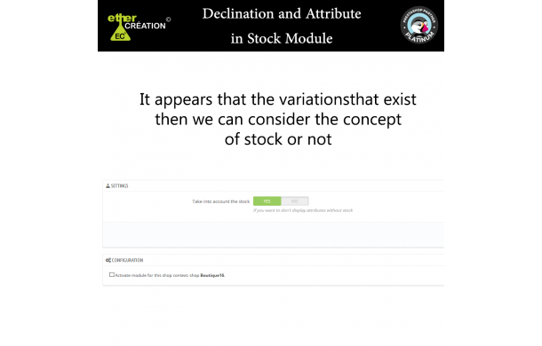 Advanced display combinations - Addons Prestashop