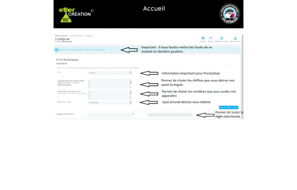 Prix psychologique - Module Prestashop Prix psychologique - Module Prestashop