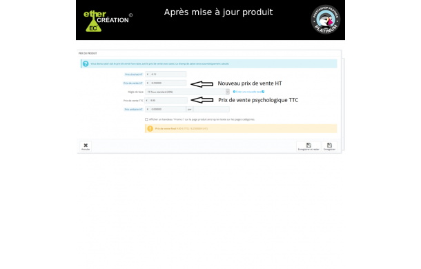Prix psychologique - Module Prestashop Prix psychologique - Module Prestashop
