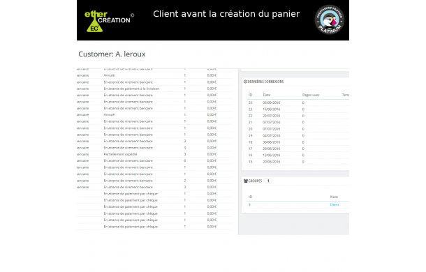 VIP client - Module Prestashop