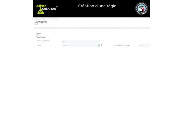 VIP client - Module Prestashop