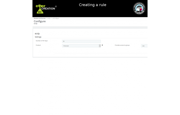 VIP client - Module Prestashop