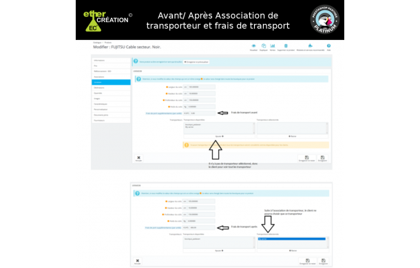 Règles de livraison - Module Prestashop
