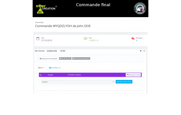 Commande groupée - Module Prestashop Commande groupée - Module Prestashop