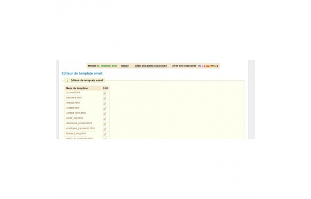 E-Mails templates editor - Addons Prestashop